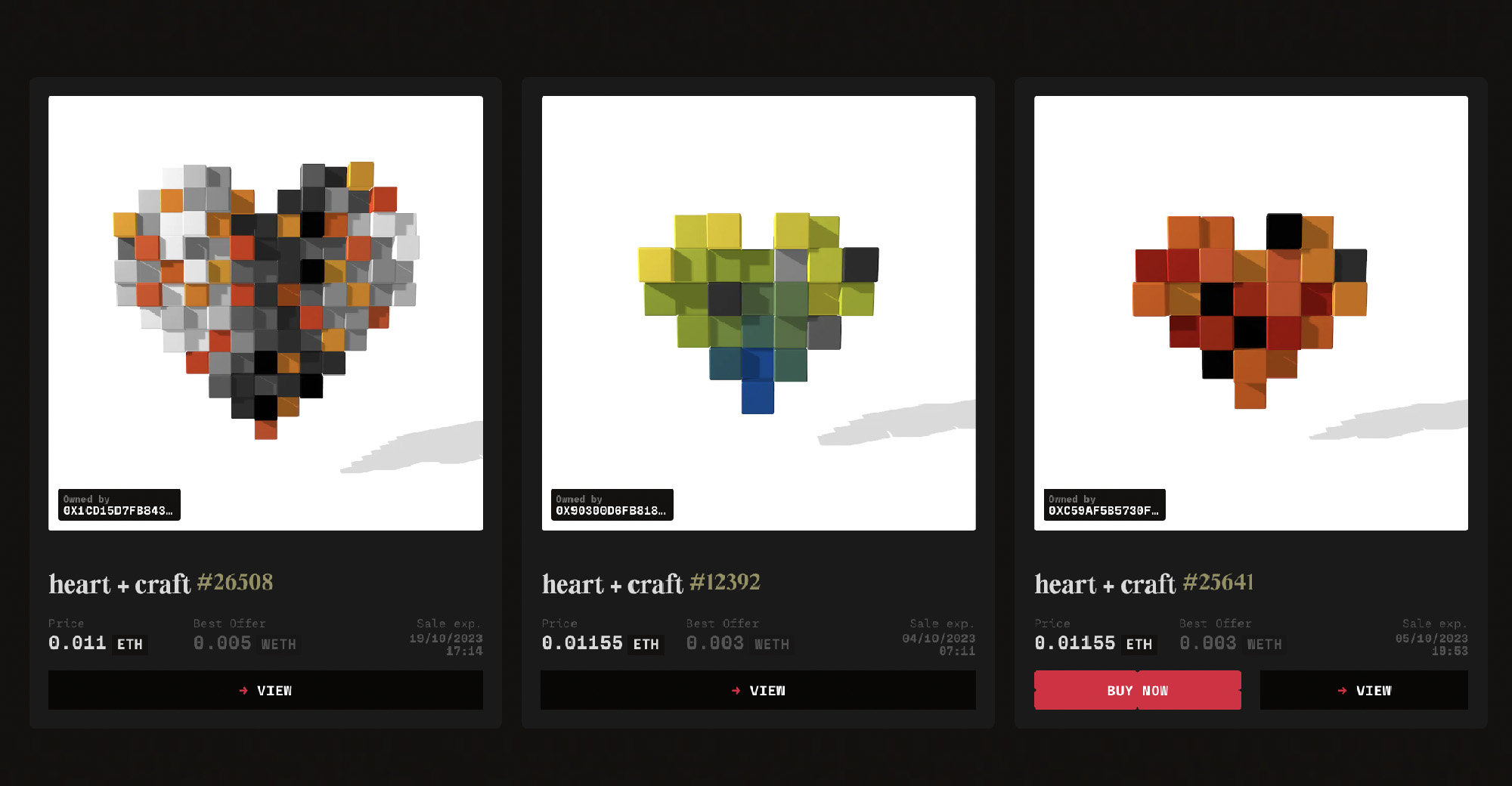 Heart + Craft output